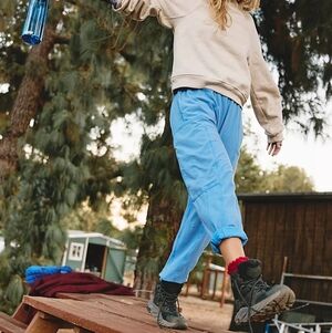 "Hot Shot Pants", By "Free People Movement" In "Oxford Blue" 🩵